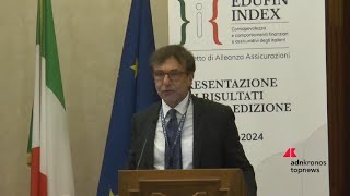 Alleanza Assicurazioni presenta la terza edizione di Edufin Index conoscenze finanziarie e [upl. by Castara]