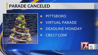 Christmas parade canceled in Pittsboro because of unsafe weather [upl. by Silas]