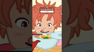 벼랑 위의 포뇨  PONYO anime mukbang animation shorts [upl. by Llehctim]