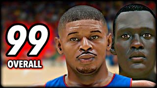 I Put 99 Overall Manute Bol amp Muggsy Bogues On The Same Team [upl. by Kannav90]