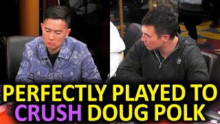 Doug Polk Is Value Owning Himself In 200000 Pot [upl. by Eittocs]