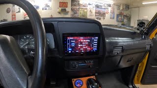 Installing a Double Din Radio in my 89 Ford Ranger [upl. by Standford726]