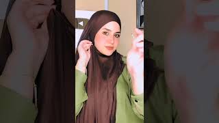 لفه سهله وثابته 💚🧕🏻 hijabstyle خلودمحمود لفاتحجاب hijabfashioninspiration hijab [upl. by Lightfoot]