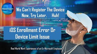 Huh We cant register the device now Try again later iOS Enrollment Microsoft Intune Insights [upl. by Ronnie]