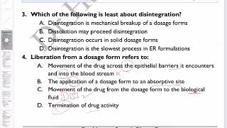 🔴 Pharmaceutics Revision Part 1 Questions amp Answers DrHazem Sayed [upl. by Ellerrehc]