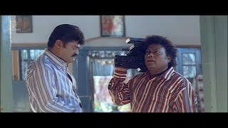 ಹೇ ಚಿಂಪಾಂಜಿ ಪೊರಕೆ ಏಟು ಏನಾದ್ರು ಬೇಕಾ  Jipuna Nanna Ganda Kannada Movie Comedy Scene [upl. by Adora]