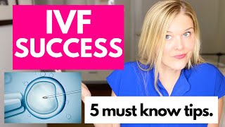 Fertility Doctor Shares Top Tips for IVF Success and Pregnancy [upl. by Avivah]