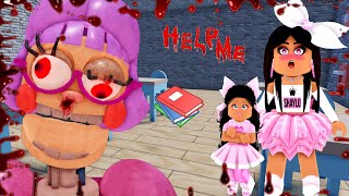 ME amp MY DAUGHTER MUST ESCAPE THE SCARIEST DETENTION IN ROBLOX [upl. by Mariele]