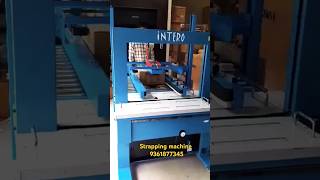 Strapping machine 9361877345 interopactec packagingmachine [upl. by Maxfield]