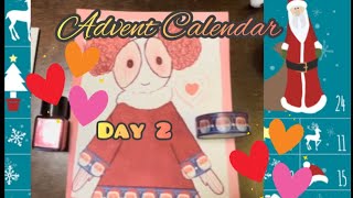 INKVENT CALENDAR  LEGAMI ADVENT CALENDAR  Day 2 Art Fun Unboxing and Art inkvent legami [upl. by Elleryt2]