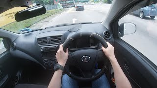 2016 Perodua Axia 10 EX  Day Time POV Test Drive [upl. by Sande]