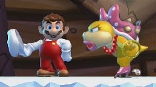 New Super Mario Bros U 100 Walkthrough Part 4  Frosted Glacier All Star Coins amp Secret Exits [upl. by Ettedo835]