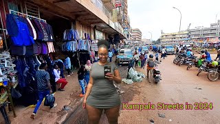 Kampala City View Downtown Streetskampala roads [upl. by Lord]