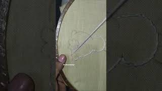 How To Do Stem Stitch For Beginners ytshorts doodleanddesign viralvideo [upl. by Amleht]