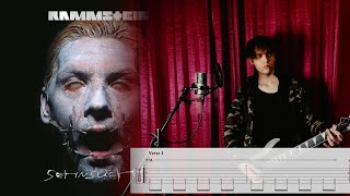 Rammstein  Bestrafe Mich Guitar Tab Tutorial [upl. by Jayne818]