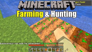 Minecraft Survival  Farming and Hunting Survive amp Thrive 2024  Ep 2 [upl. by Ekaj]