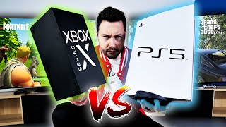 PS5 VS Xbox Series X  le Gros Comparatif  rapidité gameplay [upl. by Rennob]