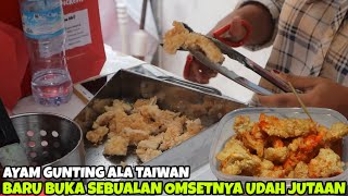 AYAM GUNTING ALA TAIWAN YANG OMSETNYA JUTAAN  CHICLIN  INDONESIA STREET FOOD 84 [upl. by Evets447]