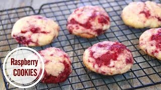 Chewy Raspberry Cookie Recipe  Simple and Easy [upl. by Auhoj]