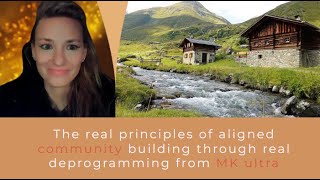 The real principles of aligned community building through real deprogramming from MK ultra [upl. by Copeland227]