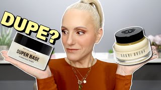 IS THIS REALLY A DUPE  Bobbi Brown Face Base vs Revolution Super Base [upl. by Ymled]