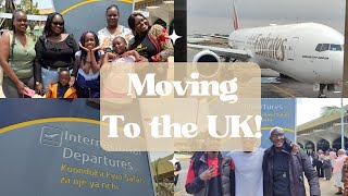 RELOCATING FROM KENYA 🇰🇪 TO THE UK 🇬🇧 AS A FAMILY [upl. by Flannery]