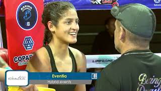 Boxeo mexicano Gabriela Fundora Vs Tania Garcia Campeonato Juvenil WBC 2023 [upl. by Erolyat]