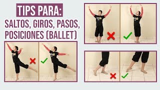 Cómo Hacer Correctamente estos Saltos Giros Pasos y Posiciones Ballet  Danza Cristiana [upl. by Etta]