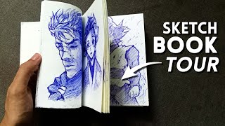 SKETCHBOOK TOUR Part 1Laugh At my Drawings [upl. by Eisak478]