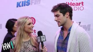 Brant Daugherty Talks Meeting Fifth Harmony amp Christmas Traditions JINGLE BALL 2013 [upl. by Radec]