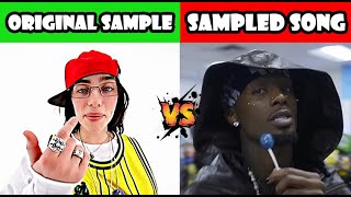 ORIGINAL SAMPLE VS SAMPLED RAP SONGS 2024 [upl. by Hubing585]