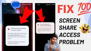 Youre sharing your screen with someone  Someone has access to your screen comandroidsystemui Fix [upl. by Aramat]