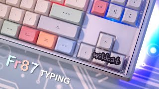 Fr87 with Sakurios Typing Sounds feat Custom Roof Aliaz Tealios [upl. by Ahsinnek]