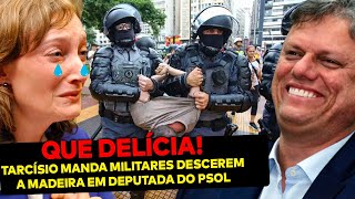 AGORA Militares descem a madeira em deputada do PSOL Tarcísio não perdoou e botou pra torar [upl. by Siol]