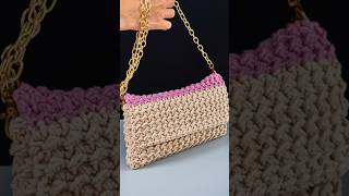 Easy Crochet shoulder bag Miarti🧶 [upl. by Vitkun]