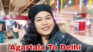 Agartala To Delhi Trip 🤫 Huge Delhi International airport Terminal 3 newdelhiairport airport [upl. by Tinya223]