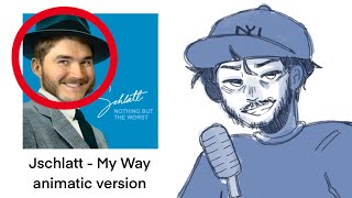 jschlatt vs ai covers my way jschlatt cover animatic version [upl. by Eanod311]