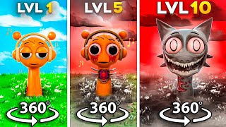 360° VR Incredibox Sprunki 10 STUDIES [upl. by Donelson]