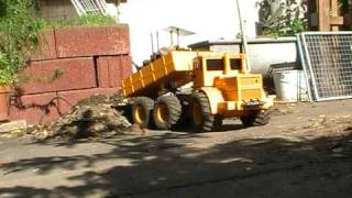 RC Kirovets K700 AT WORK RC TIPPER AND DUMPER RC ROADWORKER RC LIVE ACTION TOYS [upl. by Eserehc]