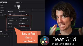 Accurate Beat Grid in Davinci Resolve  Finding BPM and Song Start with BeatEdit [upl. by Nagol]