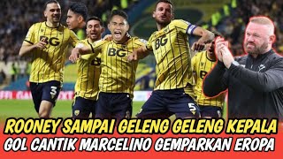 🔴 GOL MARCELINO DI SOROT ROONEY 😱😱 GEMPARKAN NEGARA INGGRIS 😱😱 [upl. by Sibley]