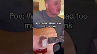 POV Zach Bryan Got Too Drunk Country CountryMusic ZachBryan [upl. by Ecirp]