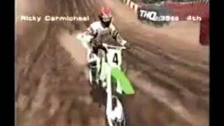 MX 2002 Featuring Ricky Carmichael PS2 Video Game Ad 2001 windowboxed low quality [upl. by Oralla]