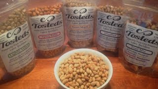 Tosteds  Roasted Soynuts in 5 Flavors [upl. by Prochora516]