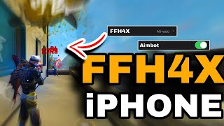 FREE FIRE FFH4X 💉🩸INJECT SETTINGS FOR 📱 iPhone  100 NO BAN [upl. by Akamaozu]