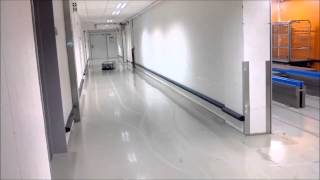 Robot Automatic Guided Vehicle Transcar LTC 2 Hospital Transport [upl. by Kellyann]