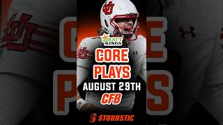 College Football DFS Core Plays Thursday 82924  College Football DFS Picks Week 1 draftkings [upl. by Zehc]