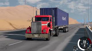 Semi Truck Shenanigans Test Drive BeamNG [upl. by Madian5]