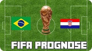 Brasilien vs Kroatien  WM Gruppe A  Fifa Prognose  2014 [upl. by Tabbie]