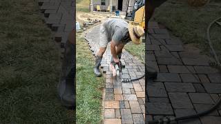 Paver Walkway Installation [upl. by Elleirb]